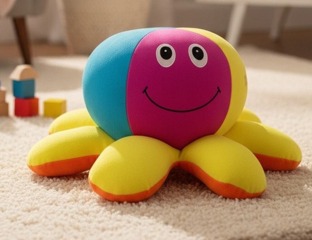 Bahamas Souvenir Octopus Plush Stuffed Animal 12" Sea Creature Toy Multicolor